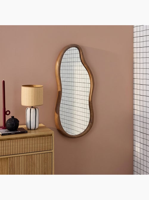 Miroir organique bois d'hévéa austin - Kiabi Miroir organique bois d'hévéa austin - Kiabi