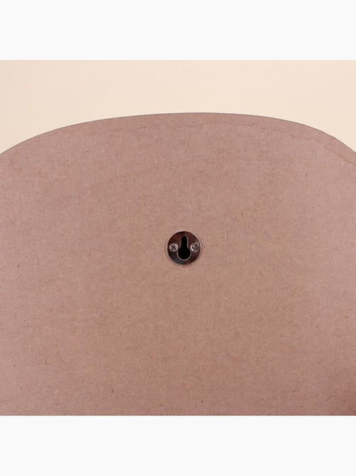 Miroir organique contour bois 45x65cm - Kiabi