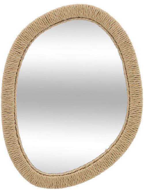 Miroir organique corde TILIA - Kiabi