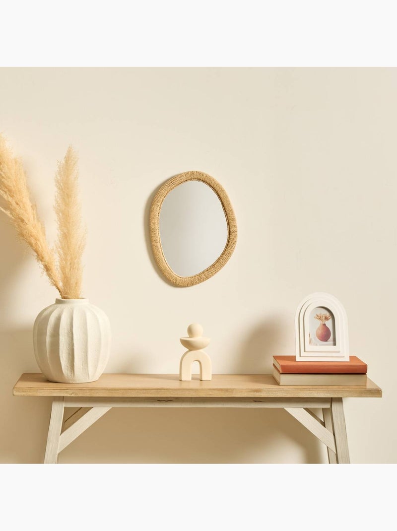 Miroir organique corde TILIA Marron - Kiabi