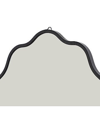 Miroir organique décor bois 90cm bruno
