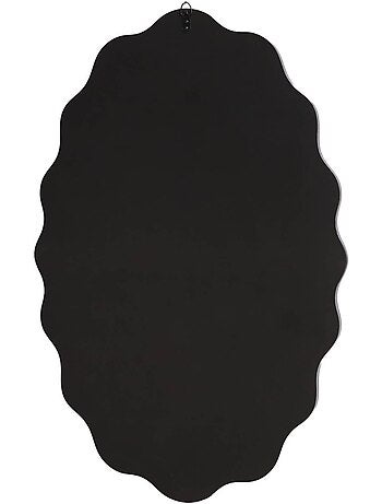 Miroir organique décor bois 90cm bruno