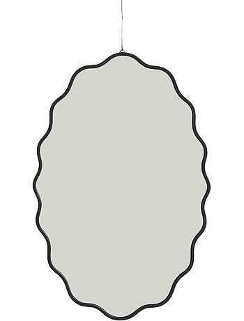 Miroir organique décor bois 90cm bruno