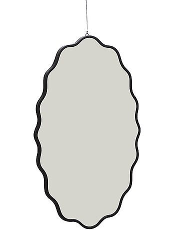 Miroir organique décor bois 90cm bruno