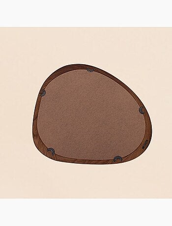 Miroir organique en bois 44x48 cm