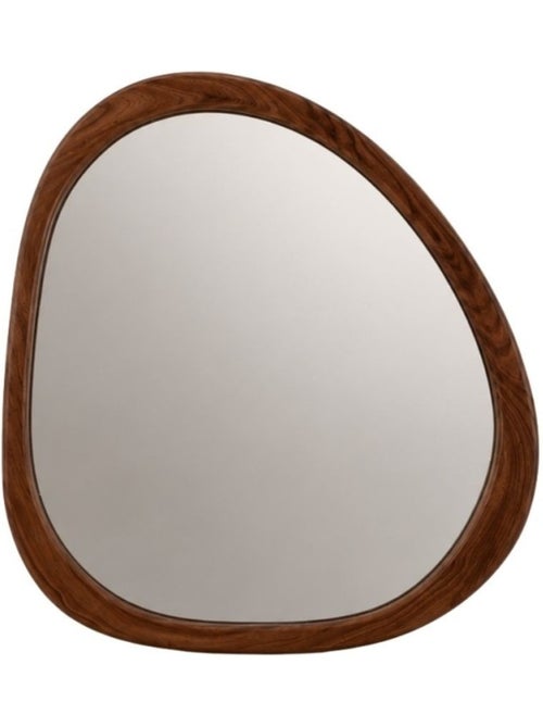 Miroir organique en bois 44x48 cm - Kiabi