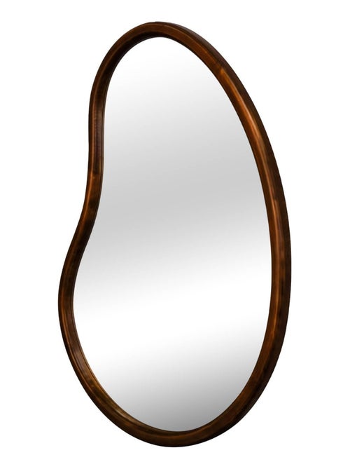 Miroir organique en bois de sapin 65cm Jacob - Kiabi