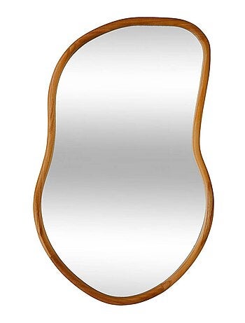 Miroir organique en bois LIVIA