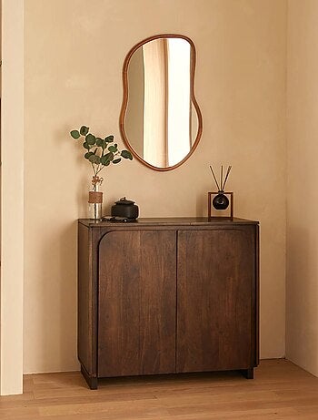 Miroir organique en bois LIVIA