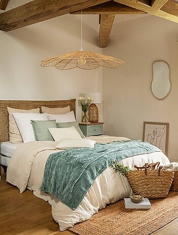 Miroir organique en bois LIVIA