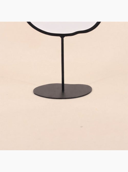 Miroir organique en métal sur pied 25cm - Kiabi