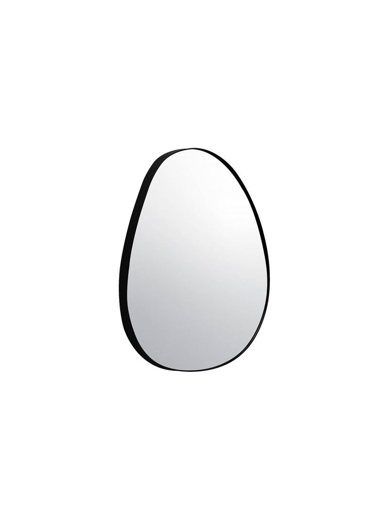 Miroir organique métal 55,5cm Harper Noir - Kiabi