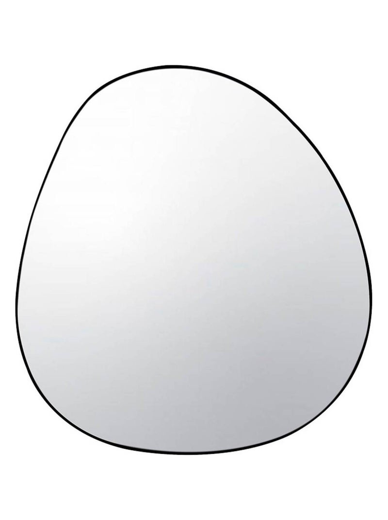 Miroir organique métal 55,5cm Harper Noir - Kiabi