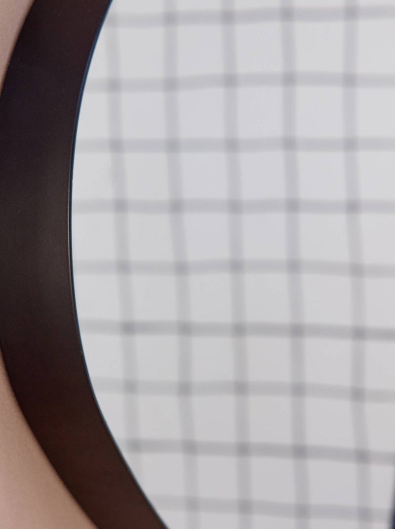 Miroir organique métal 64cm Harvey Noir - Kiabi