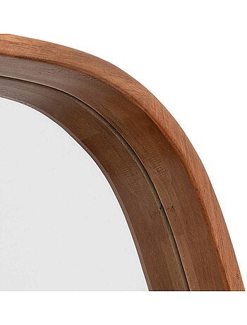 Miroir ovale 80x40cm en bois JASNA