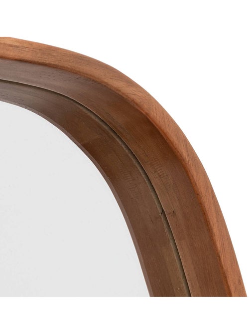 Miroir ovale 80x40cm en bois JASNA - Kiabi