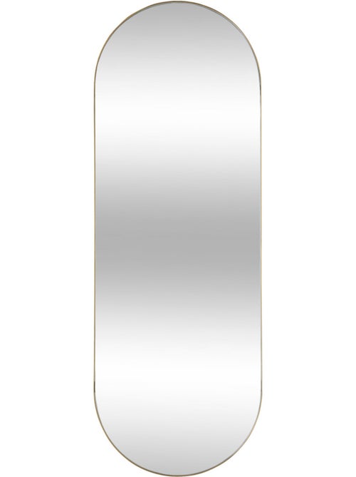 Miroir ovale cadre en métal 112cm SELENA - Kiabi