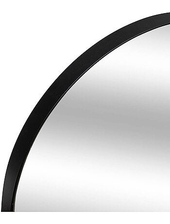 Miroir ovale cadre en métal 112cm selena