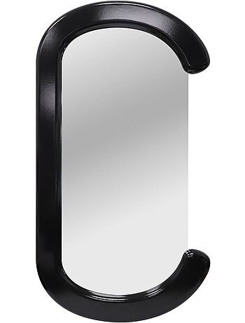 Miroir ovale décor bois 91cm link