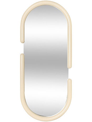 Miroir ovale design forme libre pool