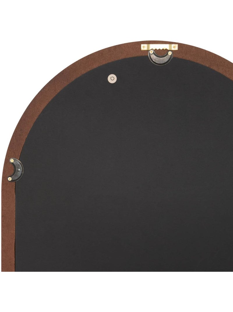 Miroir ovale homy Marron - Kiabi