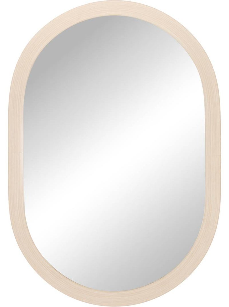 Miroir ovale KANDRA Crème - Kiabi