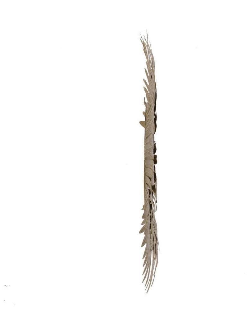 Miroir plumes dorées D53 Doré/or - Kiabi