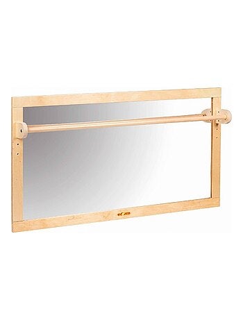 Miroir pour jeunes enfants en bois - jeu Montessori