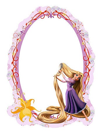 Miroir Princesse Raiponce Disney
