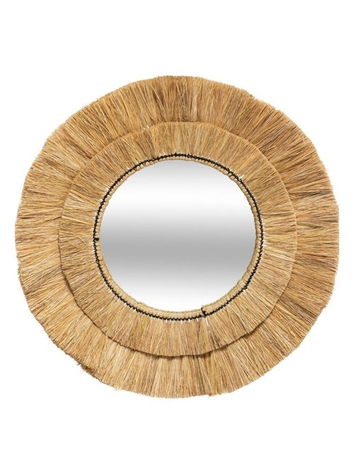 Miroir raphia Safari D57 - Kiabi