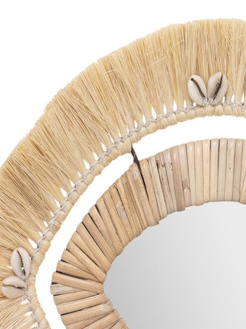 Miroir raphia Tropi 43x29 - Kiabi