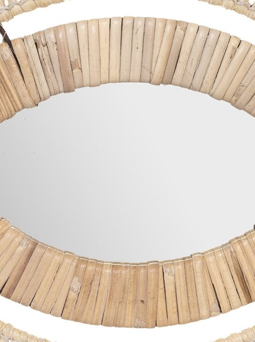 Miroir raphia Tropi 43x29 - Kiabi