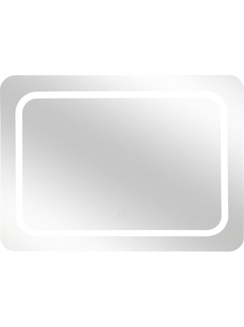 Miroir rectangle à led Argent - Kiabi