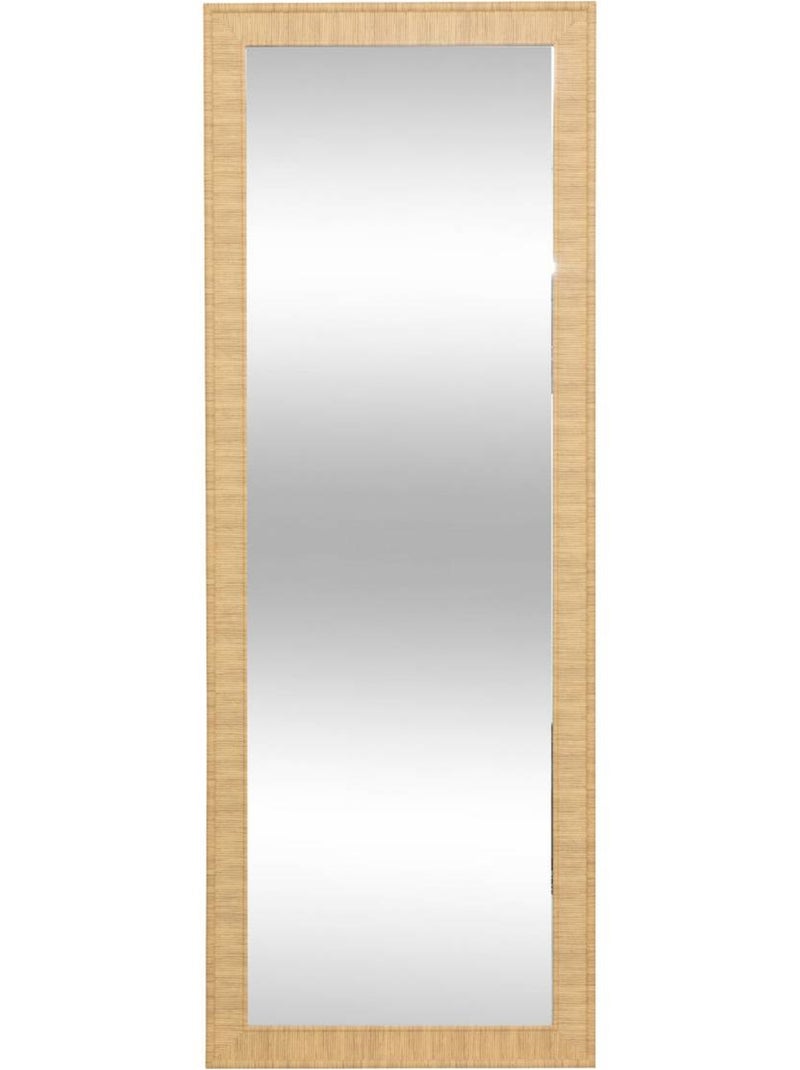 Miroir rectangulaire 195x72cm effet bois thea Marron - Kiabi