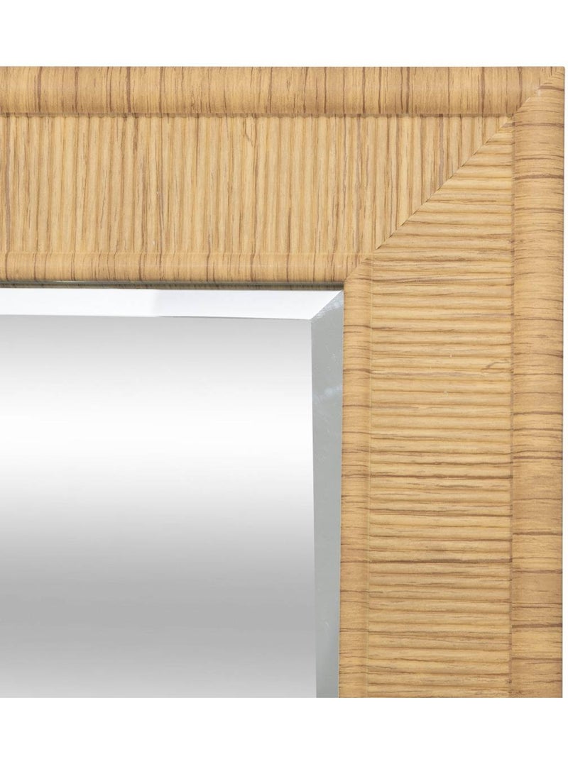 Miroir rectangulaire 195x72cm effet bois thea Marron - Kiabi