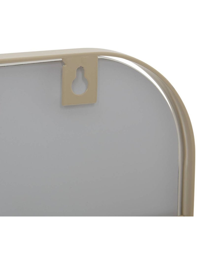 Miroir rectangulaire argileo Beige - Kiabi