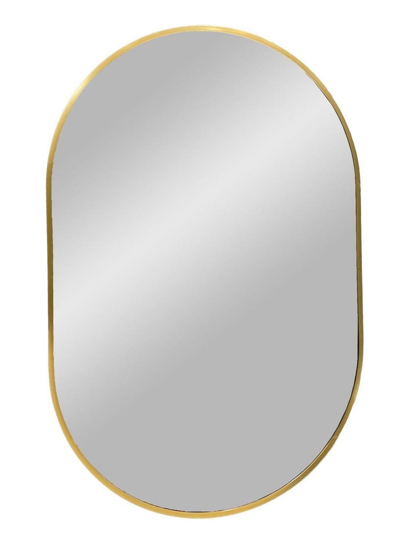 Miroir rectangulaire avec cadre en aluminium - House Nordic Multicolore - Kiabi