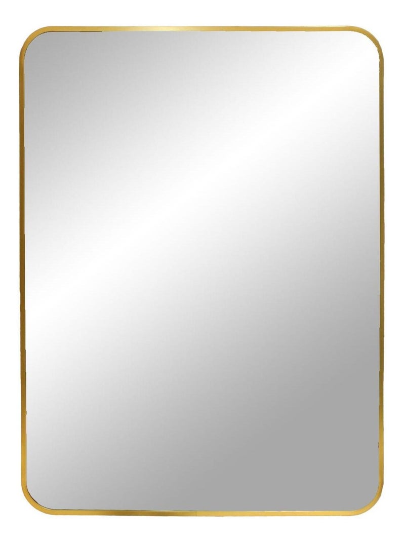 Miroir rectangulaire avec cadre en aluminium - House Nordic Multicolore - Kiabi
