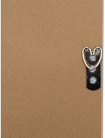 Miroir rectangulaire cadre texturé biseauté GEMMA
