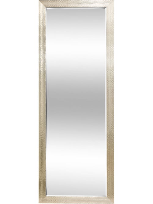 Miroir rectangulaire cadre texturé biseauté GEMMA - Kiabi