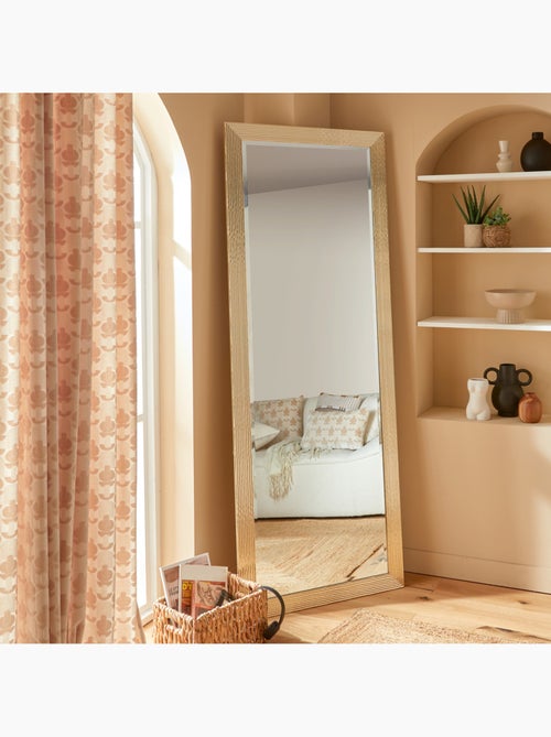 Miroir rectangulaire cadre texturé biseauté GEMMA - Kiabi