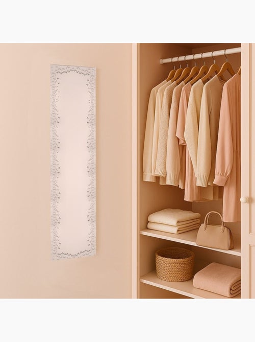 Miroir rectangulaire décoration papillon 120x30cm - Kiabi