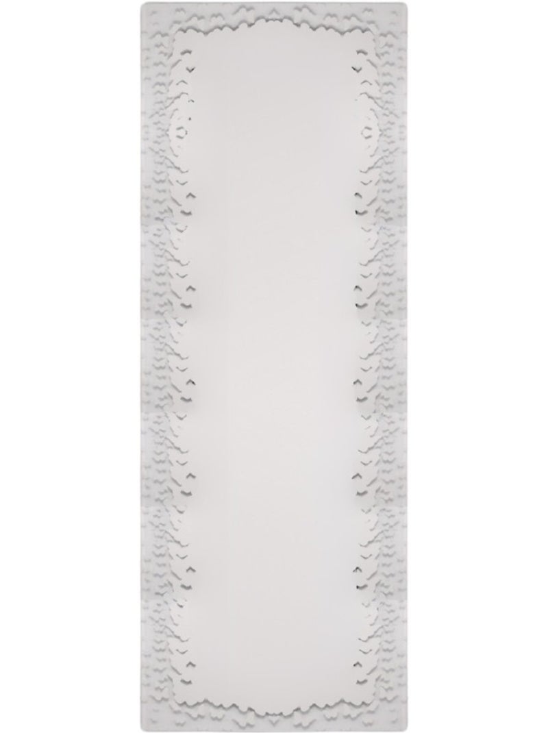 Miroir rectangulaire décoration papillon 120x30cm Transparent - Kiabi
