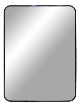 Miroir rectangulaire en aluminium avec cadre noir - House Nordic