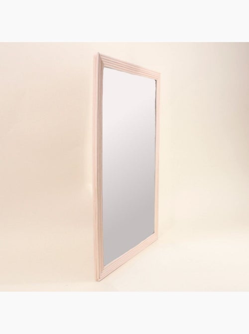 Miroir rectangulaire en rotin clair 60x40cm - Kiabi Miroir rectangulaire en rotin clair 60x40cm - Kiabi