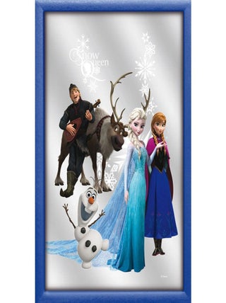 Miroir rectangulaire sérigraphié la reine des neiges
