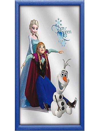 Miroir rectangulaire sérigraphié la reine des neiges