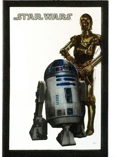 Miroir rectangulaire sérigraphié star wars - Kiabi