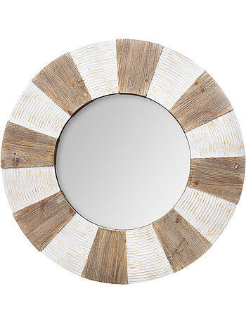 Miroir relief en bois sculpté JADE