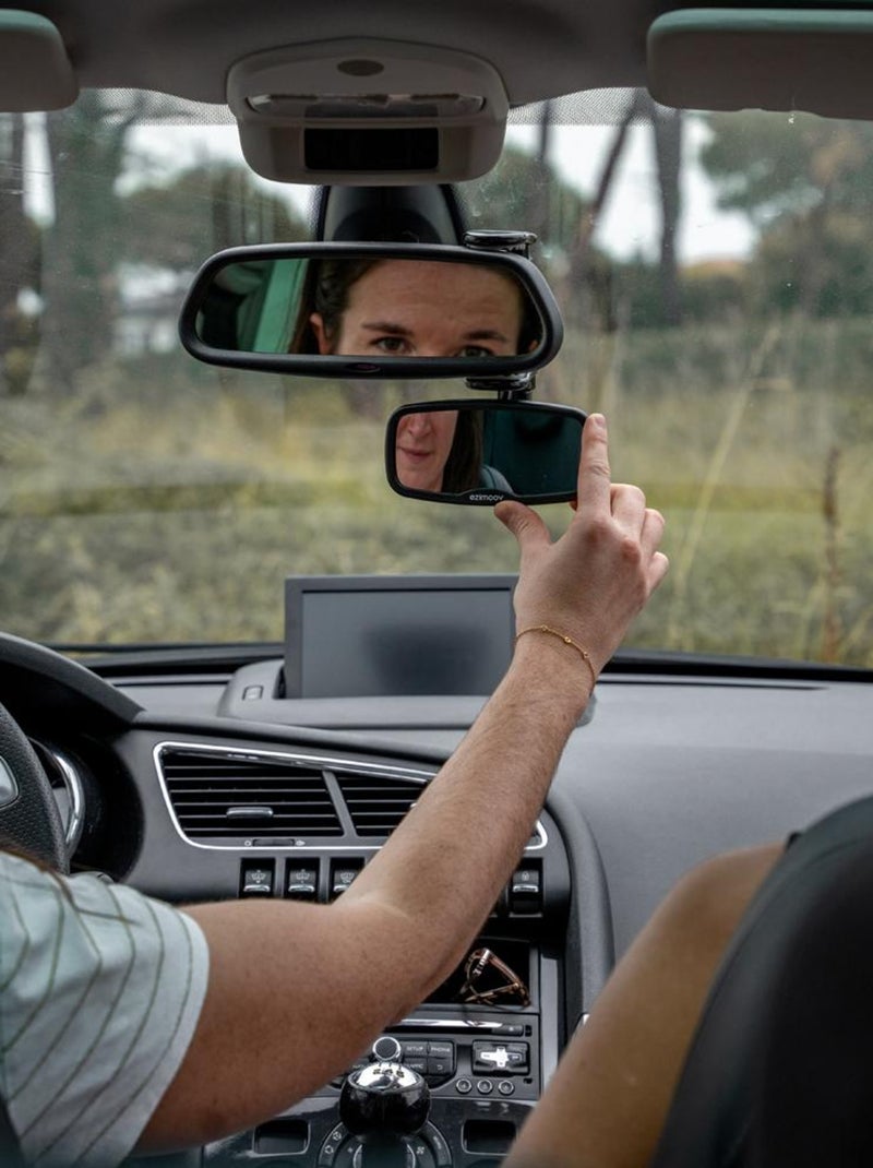 Miroir rétroviseur clip Ezi Mirror Clip Noir - Kiabi